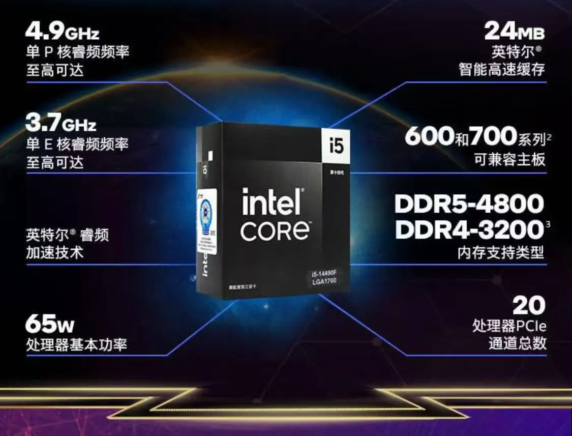AMD锐龙5 9500F评测_9500F_锐龙5 9500F游戏表现对比i5-14490F