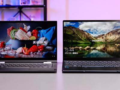 微星尊爵14与联想YOGA 14c不插电对比：酷睿i7-1195G7全面领先锐龙7 5800U
