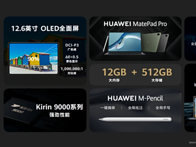 华为MatePad Pro大内存版本发布， “全局批注”和“一键摘录”即将上线