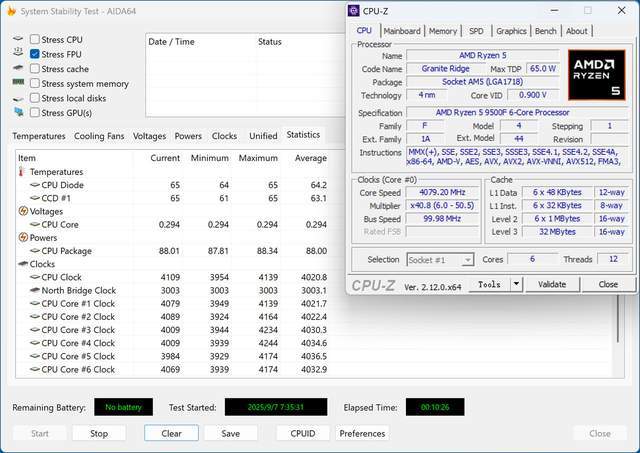 AMD锐龙5 9500F评测_锐龙5 9500F游戏性能测试_9500F